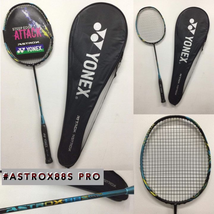 ASTROX88S PRO BADMINTON SINGLE RACKET WITH BAG/RANDOM TENSION