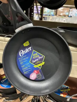 Oster Kono 11 in. Aluminum Nonstick Frying Pan in Black