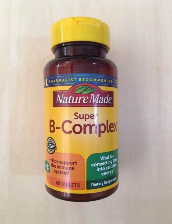 Nature Made Super B Complex With Vitamin C, 60 Tablets Expiry: 04/2022 ...