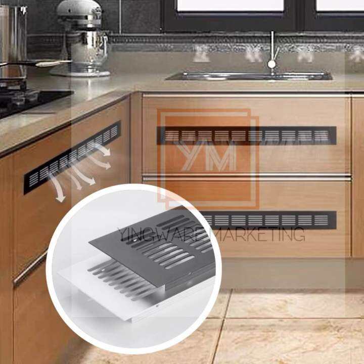 80mm aluminium black ventilation air vent cover shoe