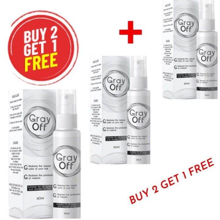 Authentic Gray off Hair Spray restores treatment Lazada PH