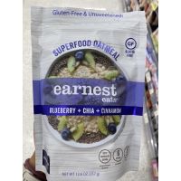 Superfood Oatmeal Blueberry + Chia + Cinnamon ( Earnest Eats Brand ) 357 g. ธัญพืช ชุปเปอร์ฟู้ด ผสม บลูเบอร์รี่ เมล็ดเชีย และอบเชย ตรา เอินเนสท์ อีทส์