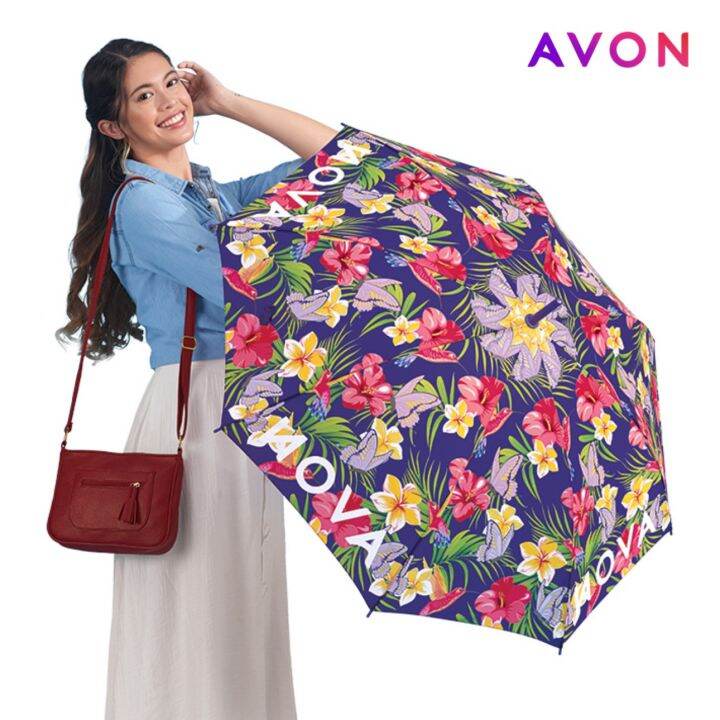 AVON Exclusive Floral Print Cane Umbrella Maddie Lazada PH