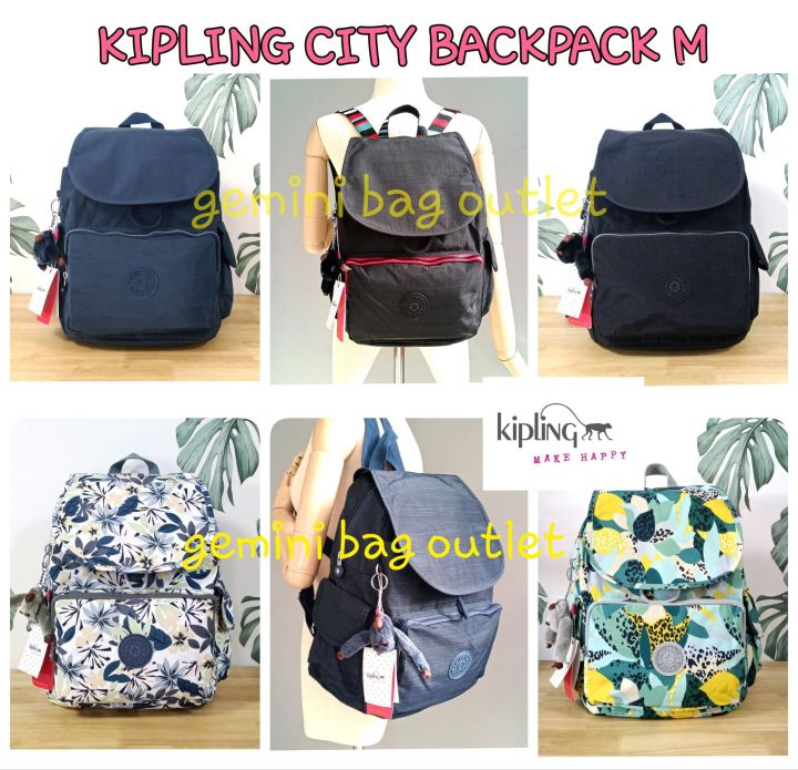 ส่งฟรี-ไม่ใช้โค๊ด-ของแท้-พร้อมส่งค่ะ-medium-size-11-นิ้ว-kipling-city-pack-backpack