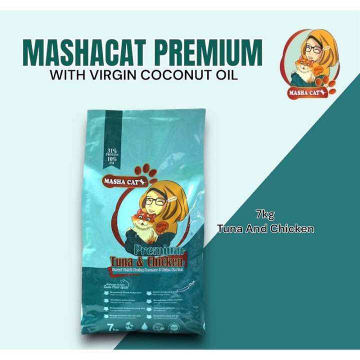 MAKANAN KUCING MASHA CAT / CAT FOOD 7KG Lazada