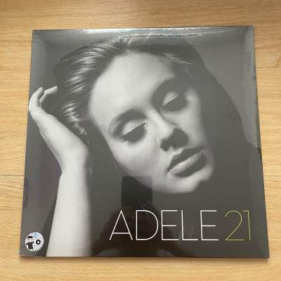 แผ่นเสียง Adele 21 ,Vinyl, LP, Album, Reissue มือหนึ่ง ซีล