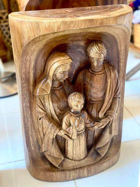 Religious wood carving display Wooden Carving display Lazada PH