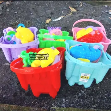 Jual Mainan Beach Toys Mainan Istana Pasir Pantai Mainan Cetakan Pasir  Ember Mainan Edukasi Di Pantai Skop Dan Istana Pasir dan Cetakan Hewan Laut