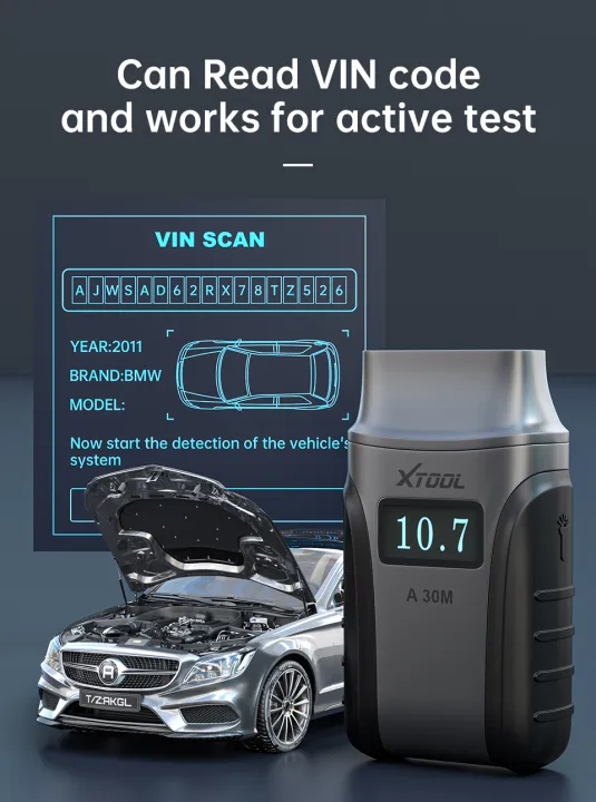 Xtool Anyscan A30M Scanner Mobil 21 Special Reset dengan Extensi