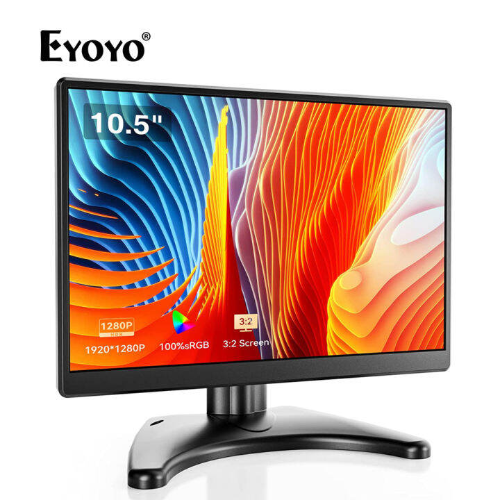 Eyoyo Small Monitor, 10.5inch FHD 1920x1280P Laptop Monitor 100 sRGB 3