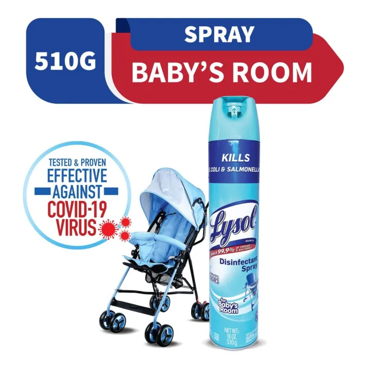 LYSOL DISINFECTANT SPRAY BABYS ROOM 510G Lazada PH