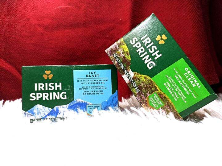 IRISH SPRING!!! Original clean 12 hour fresh Deodorant soap with