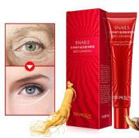 BIOAQUA ครีมบำรุงรอบดวงตา ลดริ้วรอย ครีมหอยทากโสมแดง Snails Red Ginseng eye cream