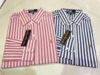 Shirtpoloทางลงชมม้าเล็กโปโลสีผ้าcottonใส่สบาย