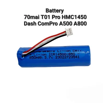 Dashcam Battery For Xiaomi HMC1450 70mai Pro Capacity 1000mAh