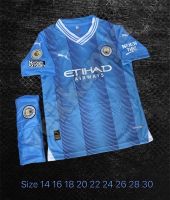 New!! ชุดกีฬาเด็กทีม MANCHESTER CITY ชุดกีฬาฟุดบอลเสื้อพร้อมกางเกง