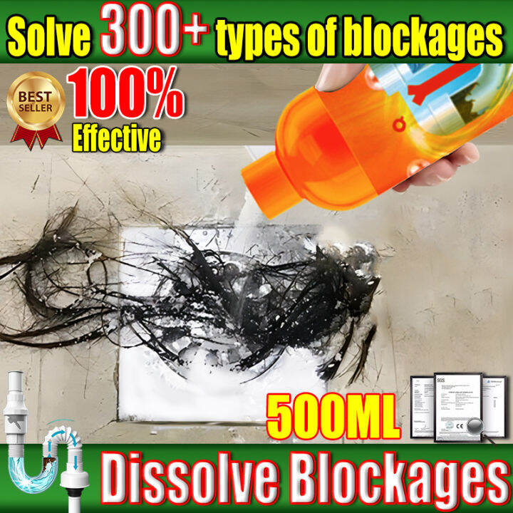 100 Effective👍TZ liquid sosa for drainage clogged remover drainage