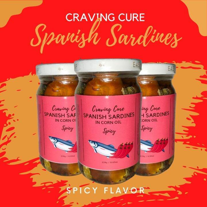 CRAVING CURE SPANISH SARDINES (SPICY FLAVOR) Lazada PH