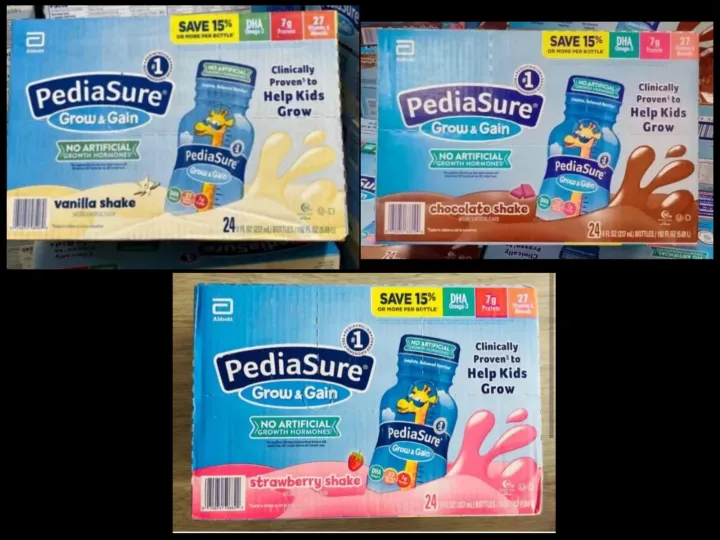 PediaSure Shake, Chocolate, Vanilla and Strawberry Flavors (USA