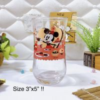 ?[พร้อมส่ง-002] Disney Mickey Mouse.มิกกี้เม้าท์สินค้าลิขสิทธิ์แท้ 100% จากญี่ปุ่น  แก้วน้ำ ขนาด : 3 x 5 นิ้ว  ?รบกวนเช็คขนาดก่อนตัดสินใจนะคะ?