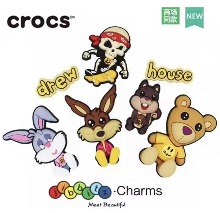Drew version 2 jibbitz for crocs original no shoes included Lazada PH
