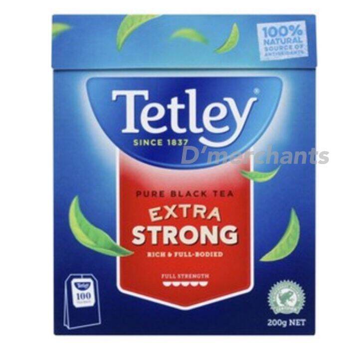 Tetley Extra Strong Tea Bags 220g Lazada