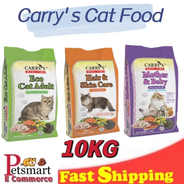 CARRYS CAT FOOD FOR ADULT AND KITTEN 10KG-MAKANAN KUCING ANAK KUCING ...