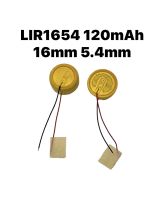 LIR1654 CP1654 3.6V 120 mAh  rechargeable button battery lithium electronics CP1654 original TWS Bluetooth Headset แบบชาร์จไฟ มีสายเชื่อม มีประกัน จัดส่งเร็ว