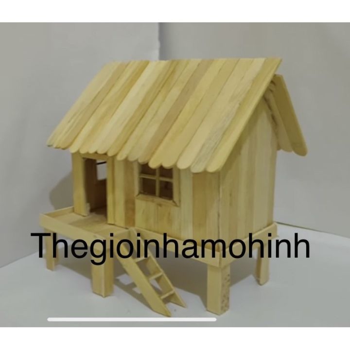 Chi tiết hơn 53 về mô hình ngôi nhà bằng que kem mới nhất  Du học Akina