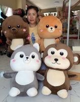 ตุ๊กตาแก๊งค์หัวโตนุ่มนิ่ม พร้อมส่ง 4 แบบ