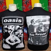 เสื้อวง OASIS วงร็อค ไม่มีตะเข็บข้าง คอฟิต ป้ายUS เสื้อวินเทด เสื้อทัวร์ เสื้อยืด วงร็อคต่างประเทศ