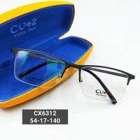 กรอบแว่นตา  รุ่น CX6312 ทรงครึ่งกรอบ ขาสปริง กรอบ Aluminium
น้ำหนักเบา