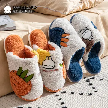 Fur hot sale indoor slippers