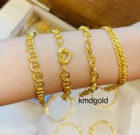 KMDGold สร้อยข้อมือทอง2สลึง ขายได้จำนำได้ค่ะ พร้อมใบรับประกัน