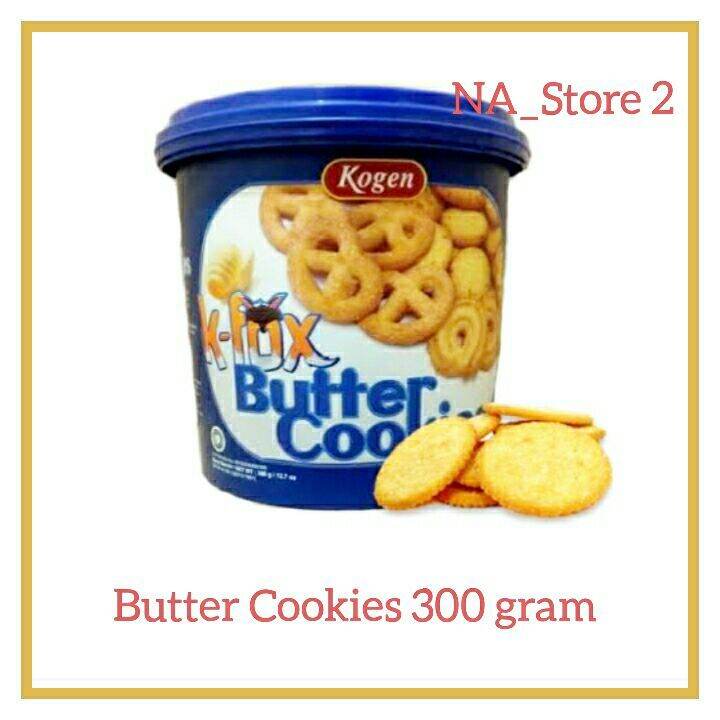 BISCUIT BUTTER COOKIES K FUX 300 gram Biscuit kukis kogen rasa