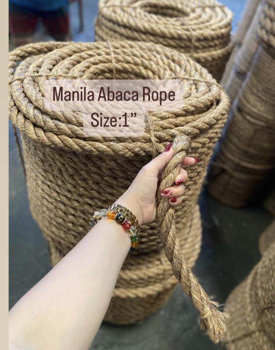 Manila Abaca Rope 1" 25mmx1meter Lazada PH