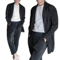 BLAZER PLEAT SET Black - ชุดเซตพรีท สูท + กางเกง สีดำ