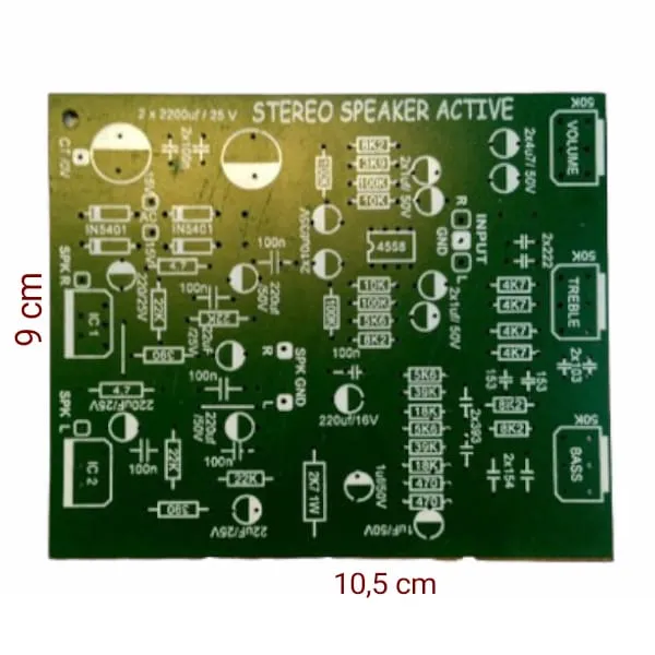 PCB Power Aktif Speaker Stereo tda2030 tda2050 | Lazada Indonesia