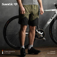 Santic sendike กางเกงปั่นจักรยานเสือภูเขาชุดขี่จักรยานสินค้าใหม่กางเกงขาสั้นสำหรับขี่จักรยานแบบลำลองสำหรับเดินทางทำงานพร้อมแผ่นรองซับ