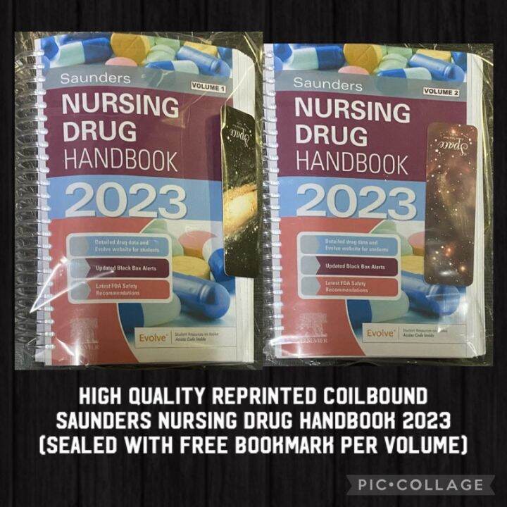 Saunders Nursing Drug Handbook 2023 Latest Edition NCLEX Reviewer