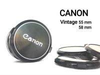 ฝาปิดหน้าเลนส์ ครอบเลนส์ ยี่ห้อ Canon ขนาด 55mm 58mm. แท้!! Made in japan ส่งไว Fast
Canon Genuine Original Vintage Front Lens Cap For FD Lens