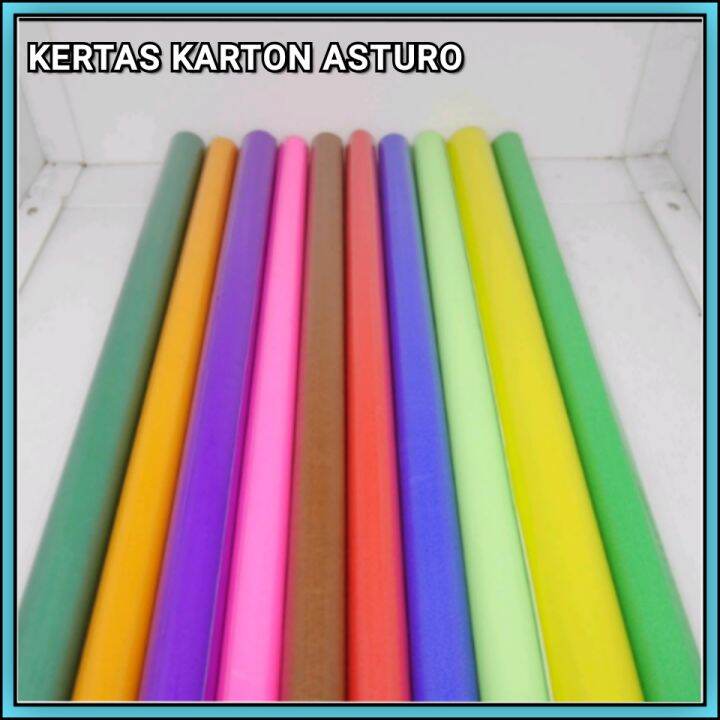 Kertas Karton Asturo Warna Warni Per 5 Lembar Lazada Indonesia