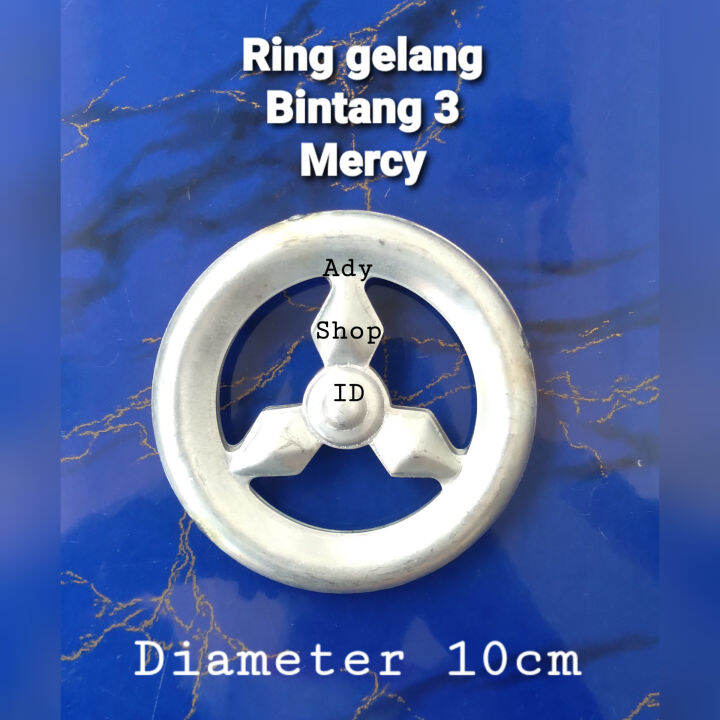 Ornamen pagar besi motif ring gelang bintang 3 mercy | Lazada Indonesia