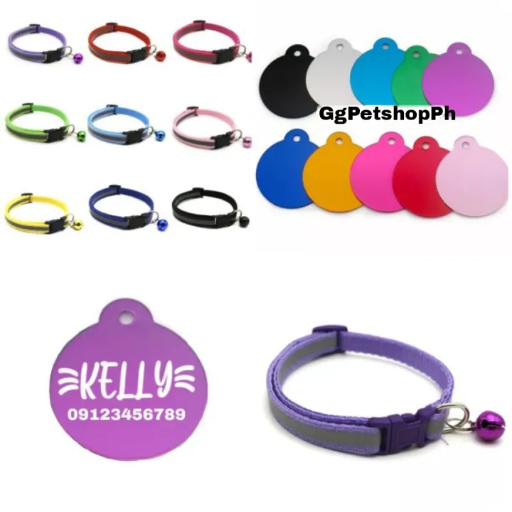 Personalized Round Shape Cat Dog Tag Id Tag for Pet Lazada PH