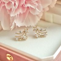 Earrings รุ่น Alya✨สวยๆหรูๆกันไปเลยค่า ยิ่งเจอแสงตัวพลอยยิ่งปังง?