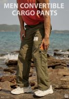 3 COLORS: MEN CONVERTIBLE CARGO PANTS