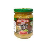 ซอสแอปเปิ้ล คันทรีสไตล์ ตราทรีทรีส์ 250 กรัม Three Threes Country Style Apple Sauce 250 g.