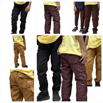 Cargo Pants for Boys and Girls Fashion Korean Style Loose Casual