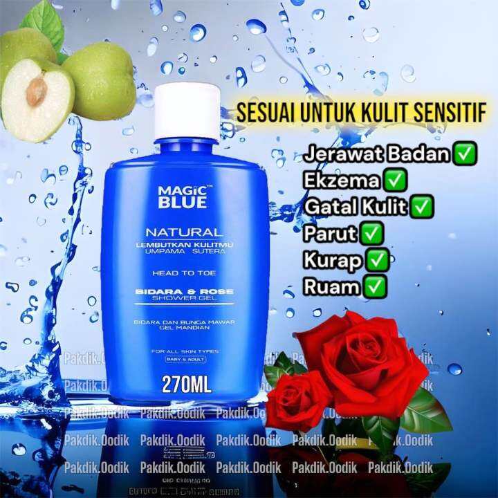 Mandian Bidara Mexblu ORIGINAL HQ by Magic Blue Natural Shower Gel