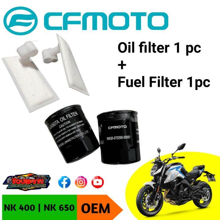 OIL FILTER AND FUEL FILTER NK400 NK650 Lazada PH